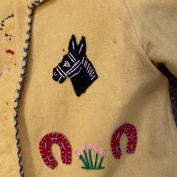 vintage Embroidered MEXICO jacket sweater cardigan - Picture 6 of 6